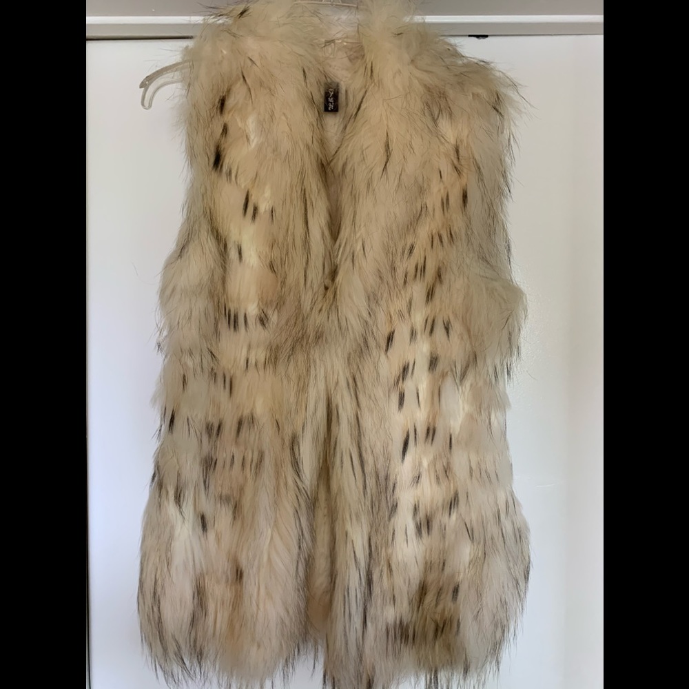 K-Yen Real Fur Vest Made in France Size Medium